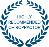 Highly Recommended Chiropractor badge